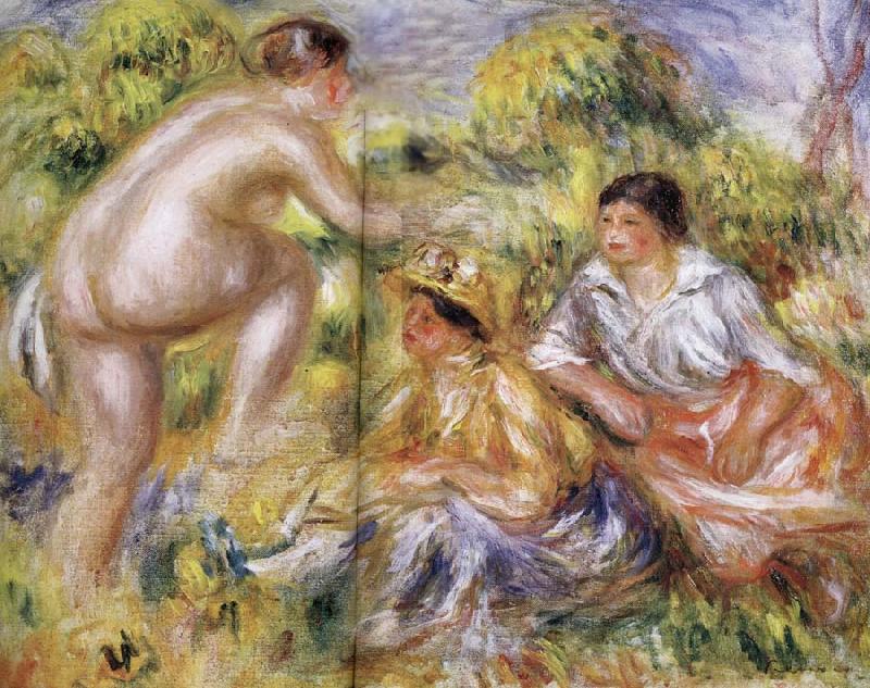 Pierre Renoir Young Women in the Country oil painting image